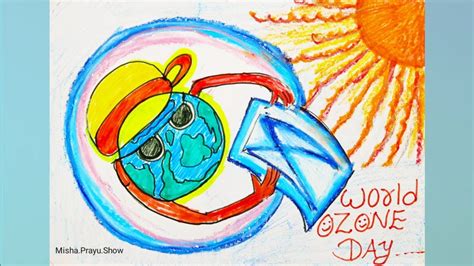 Easy Poster Making Of Ozone Day How To Draw Save Ozone Layer Poster