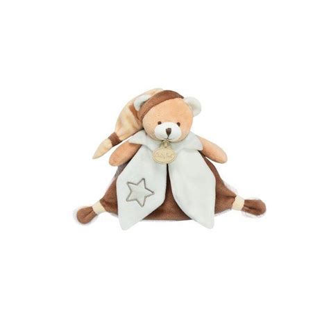 Doudou Babynat Baby Nat Ours Marron Luminescent Chez Calindoudou