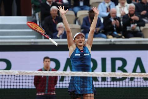 Varvara Gracheva Qualifi E Pour Les Huiti Mes De Finale De Roland