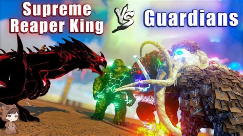 Supreme Reaper King VS Guardians And More ARK Mod Battle Ep 122 YouTube