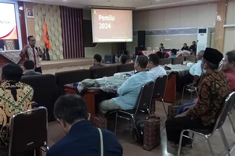 Kpu Kota Pekalongan Sosialisasikan Tahapan Pemilu Serentak 2024 Suara