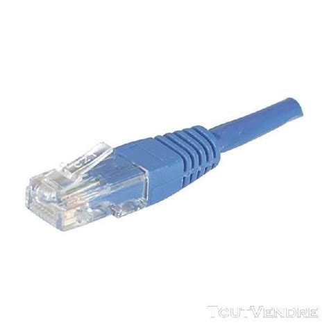 Dexlan Cable Rj45 Utp Cat5e 20m Bleu En France Clasf Informatique