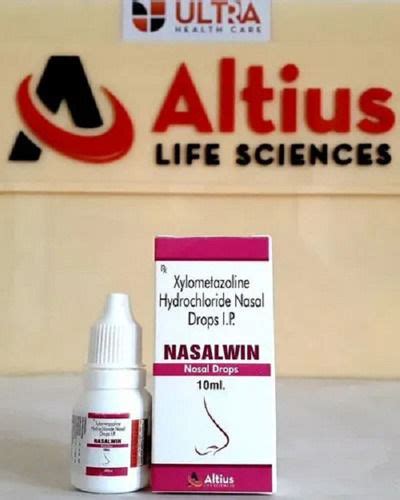 Silver Nasalwin Xylometazoline Hydrochloride Nasal Drops, 10 Ml at Best Price in Ambala | Ultra ...