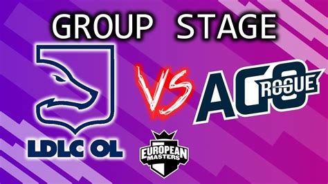 Ldlc Vs Rgo Highlights Eu Masters Summer Group Stage Youtube