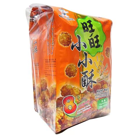 Want Want Golden Rice Crackers Original Flavor 8 Ct 2 Pk Sams Club