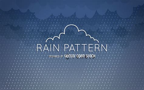 Rain Pattern Design Vector Download