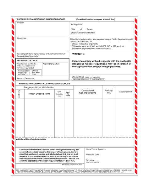 Shipper Export Declaration Pdf Form Formspal