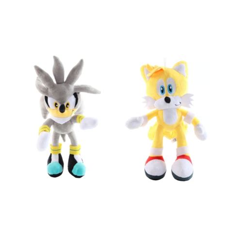 Set Jucarii Interactive Muzicale Silver Si Tails Sonic Din Desenele