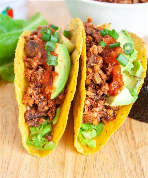 Walnut Mushroom Taco Meat Punchfork