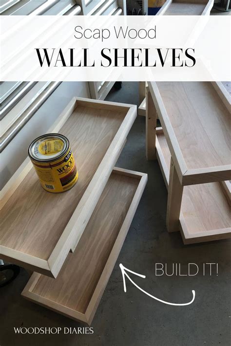 How To Build Floating DIY Wall Shelves WITHOUT Brackets From Scraps