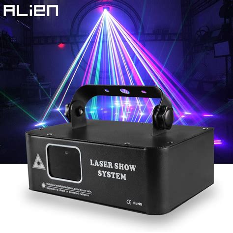 ALIEN 500mw RGB Laser Beam Line Scanner Projector DJ Disco Stage