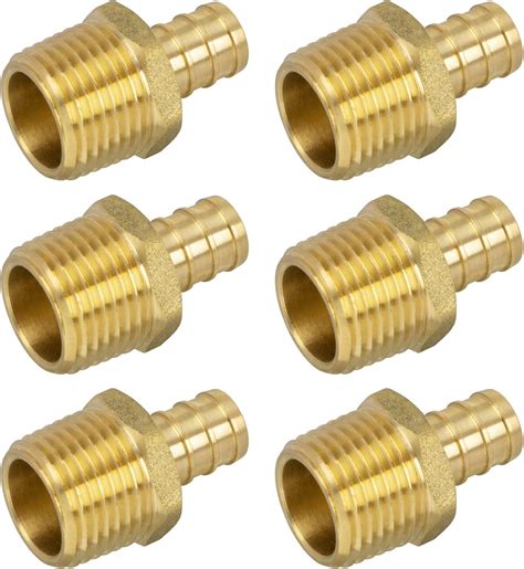 Piece Xfitting Pex X Male Adapter Male Npt Threaded Pex B