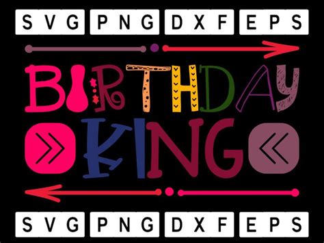 Birthday King Svg Graphic by alvinagould012 · Creative Fabrica