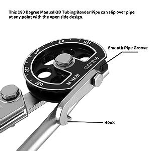 Rohrbiegewerkzeug 5 8 16mm 180 Grad Manueller OD Rohrbieger