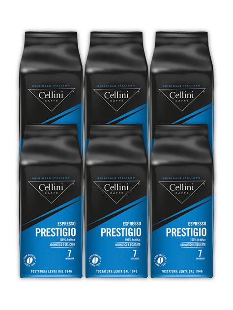 Кофе в зернах Cellini Prestigio 1 кг, набор из 6 шт — купить в интернет ...