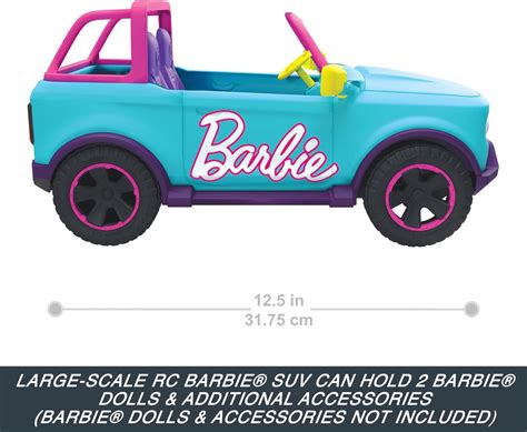 Hot Wheels Barbie RC SUV Stickers Can Hold Store Barbie Dolls