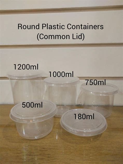 Transparent Octa 1000 Ml Container With Lid At Rs 65piece In