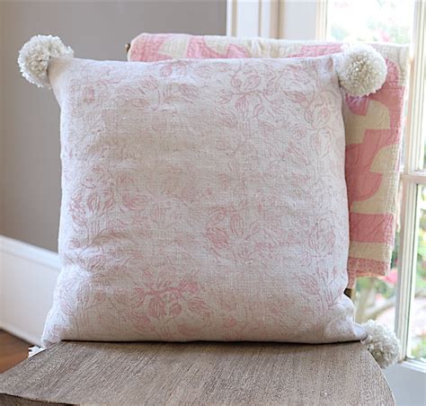 Painted Fabric Pillow