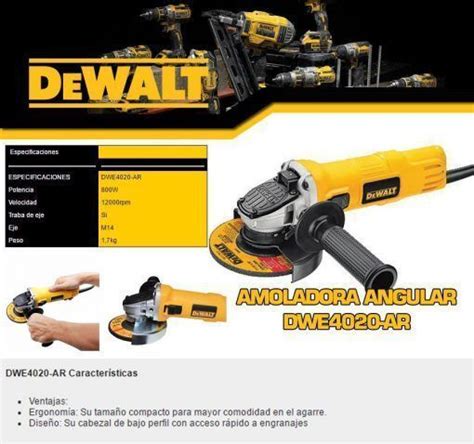 Amoladora Angular Dewalt Dwe W Mm Fymferreteria