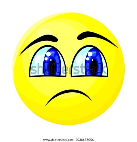 Sad Smiley Drawing Vector Illustration Stock Vector (Royalty Free ...
