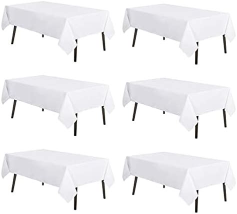 Mysky Home Lot De Nappes En Polyester Pour Tables Rectangulaires