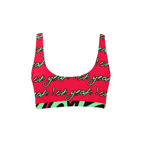 OH YEAH Graphic Logo Sport Bikini Top Model S07 ID D6526633
