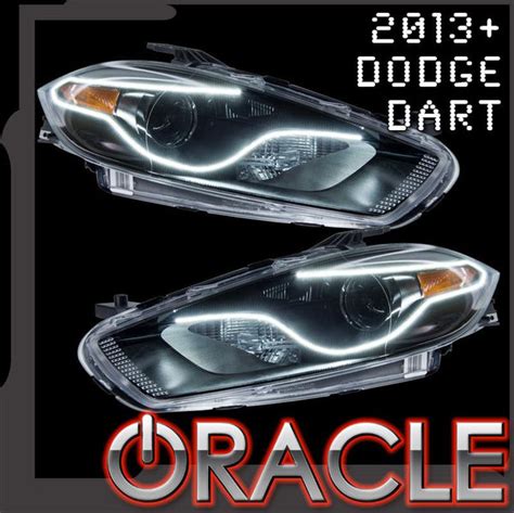 2013 Dodge Dart Oracle Led Projector Fog Halo Kit Waterproof Oracle