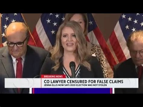 Colorado Supreme Court Censures Attorney And Trump Legal Adviser Jenna