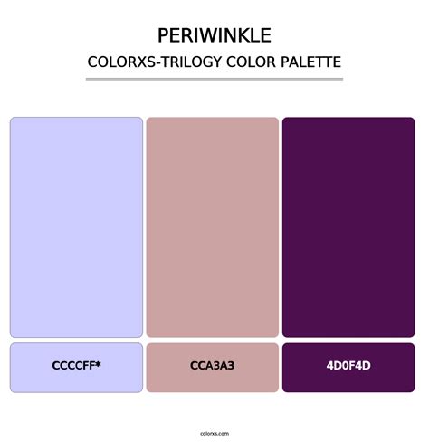 Periwinkle Color Palettes