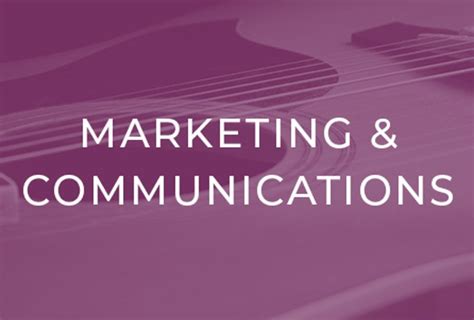 Marketing & Communications