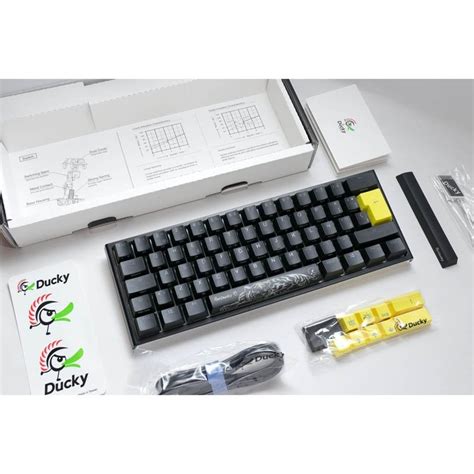 Ducky ONE 2 PRO Classic Mini 60 Kailh Red RGB PBT Clavier Mécanique