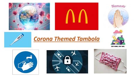 Corona Themed Tambola Bingo Housie Lockdown Fun Corona Relief