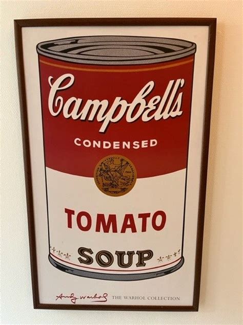 Andy Warhol After Campbell S Tomato Soup 1980s Catawiki