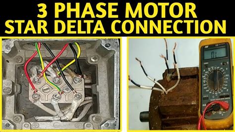 3 Phase Motor मे Star Delta Connection कैसे करते है Motor Terminal Connection Youtube