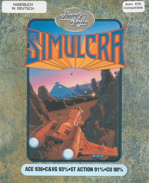 Simulcra 1990 Atari St Box Cover Art Mobygames