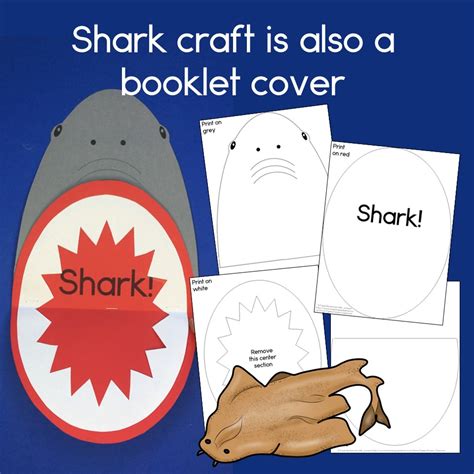 Shark Guided Reading Book And Craft With Shark Size Posters Read