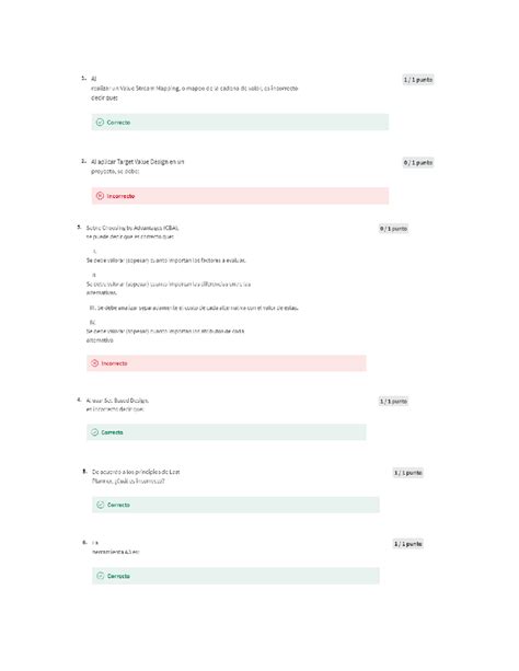 Examen 1 Al Punto Realizar Un Value Stream Mapping O Mapeo De La