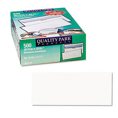 Quality Park Reveal N Seal Business Envelope White Per Box