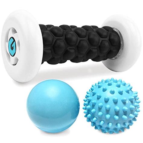 Plantar Fasciitis Foot Recovery Set Includes Foot Massager Roller And 2 Cold Therapy Massage