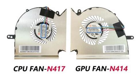 New Cpu Gpu Cooling Fan For Msi Ge Raider Ms E Gl Paad Sl