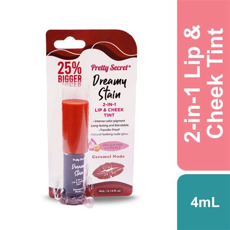 Pretty Secret In Lip And Cheek Tint Ml Caramel Nude Pretty Secret