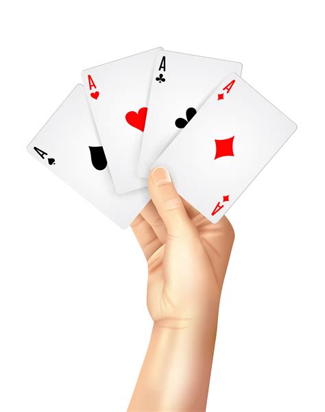 Regular Playing Cards Spread Holding Hand 434838 Vector Art At Vecteezy