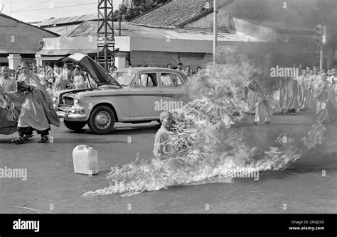 Eds Note Graphic Content Thich Quang Duc A Buddhist Monk Burns Himself To Death On A Saigon