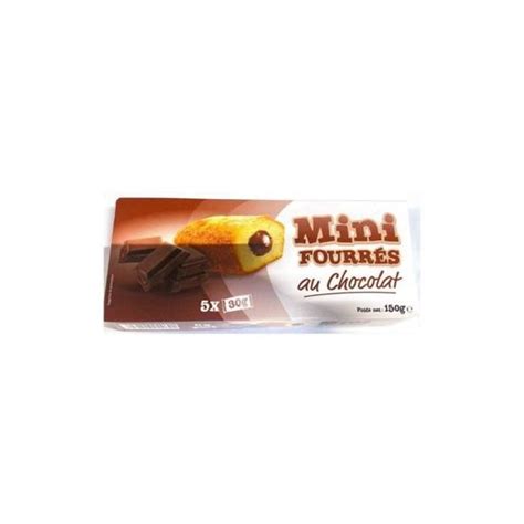 Mini fourrés au chocolat Leader Price x5 30g Cdiscount Au quotidien