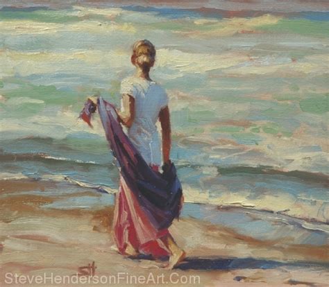 Steve Henderson Work Detail Daydreaming Original Oil Painting