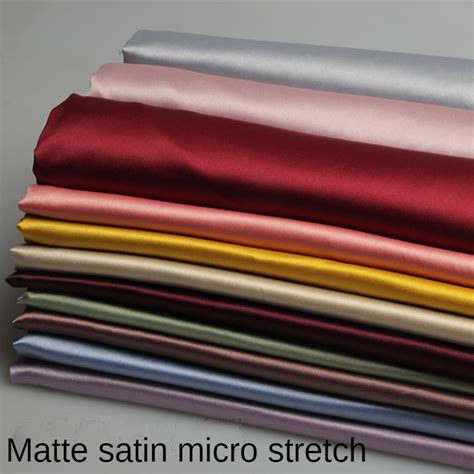 Tissu En Satin Au M Tre Pour La Couture De V Tements Micro Command