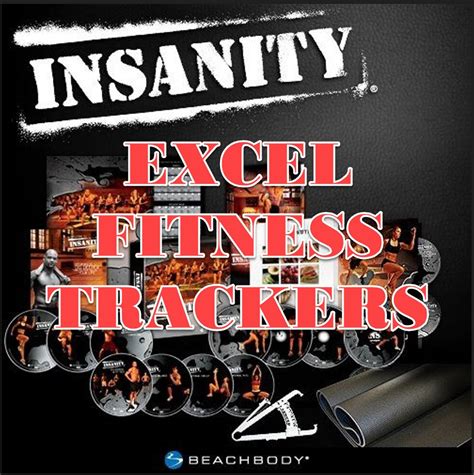 Insanity Max Fitness Tracker Excel Spreadsheet Etsy