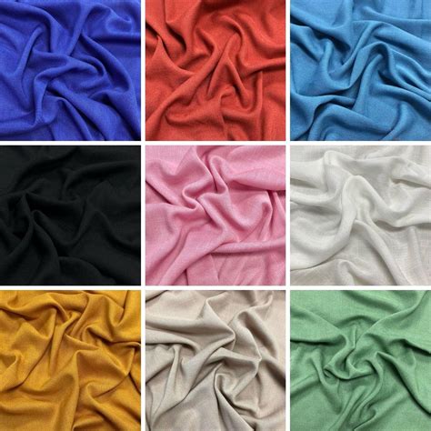 Plain Linen Look Viscose Fabric Pound Fabrics
