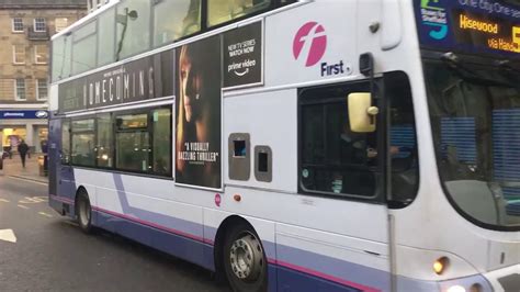 First Bus Sheffield X First Leeds 37112 At Cathedral On 52a From