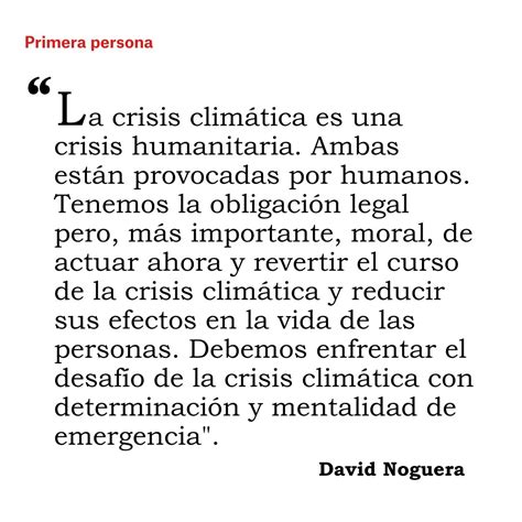 La COP27 debe apoyar a los países más afectados por los desastres